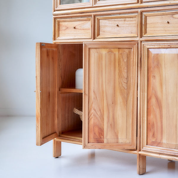 Buffet vaisselier Insua en mindi naturel