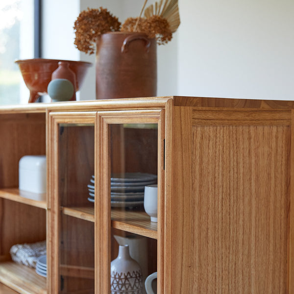 Buffet vaisselier Insua en mindi naturel