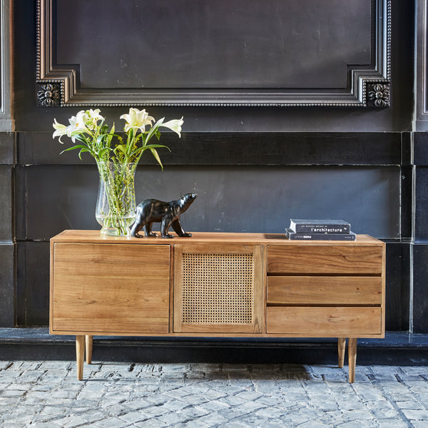 Buffet cannage mindy 175 JOTTY, naturel