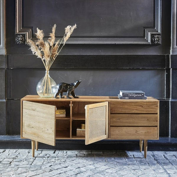 Buffet cannage mindy 175 JOTTY, naturel