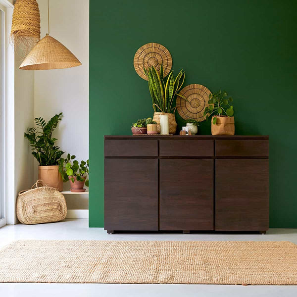Buffet Oussy en acajou naturel