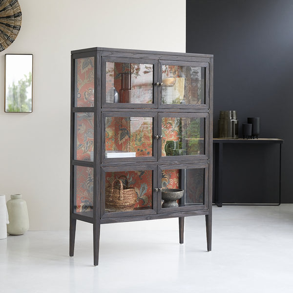 Buffet vaisselier Rabagao en orme naturel