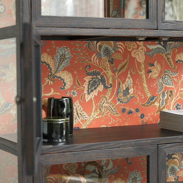 Buffet vaisselier Rabagao en orme naturel