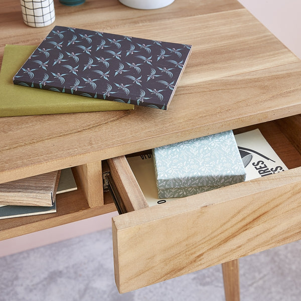 Bureau en bois de teck 120 naturel