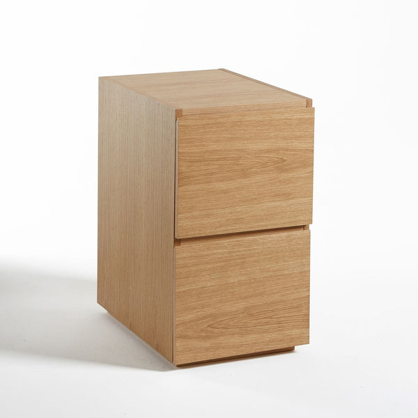 Caisson de bureau Landion en chêne naturel