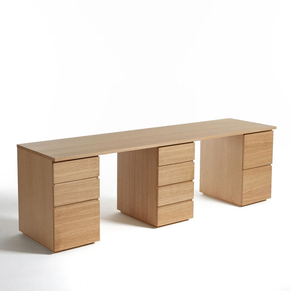 Plateau de bureau Landion en chêne naturel