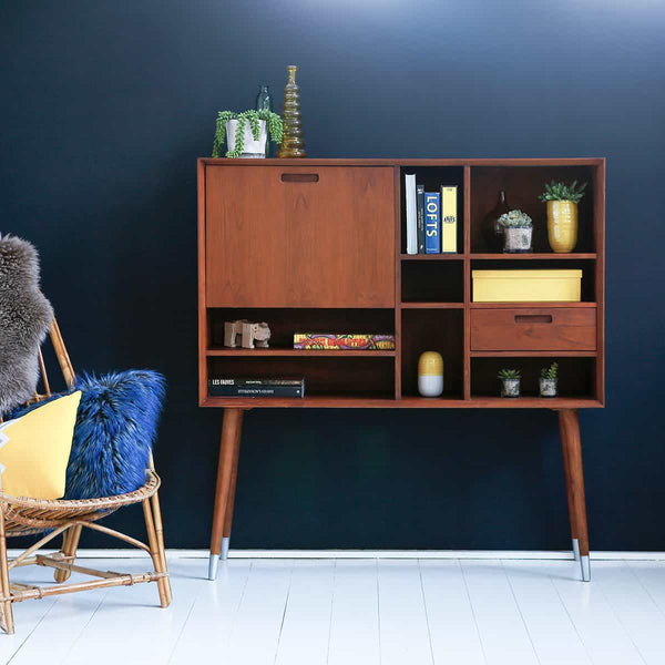 Bureau Mondego en teck naturel