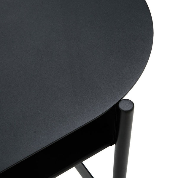Bureau SLANEY en acier noir