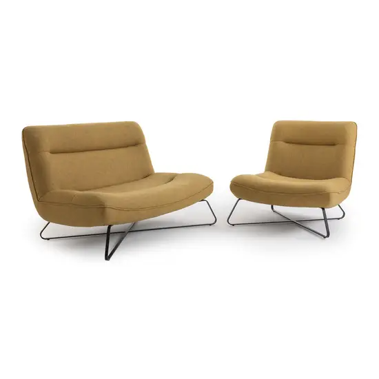 Banquette Caguan en laine tweedé