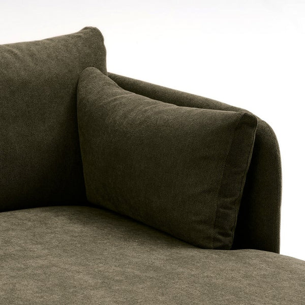 Canapé d'angle Rolinéa en tissu texturé