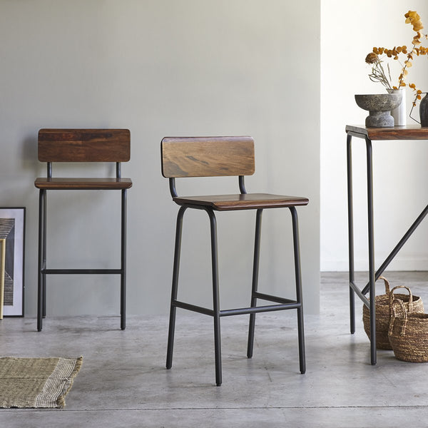 Chaise, JAMOR, en palissandre, naturel