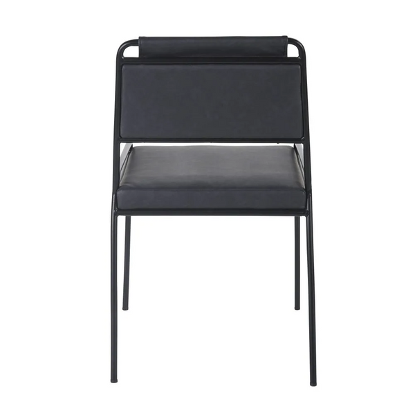 SP Lot de 2 chaises de bureau professionnelles Alzou en polyuréthane noire
