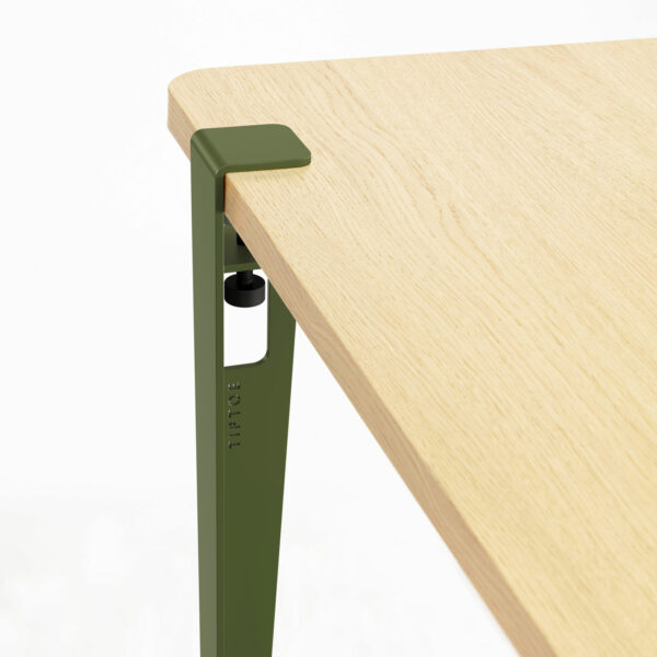 Pied de table réglable Tremithos en métal hauteur 90cm