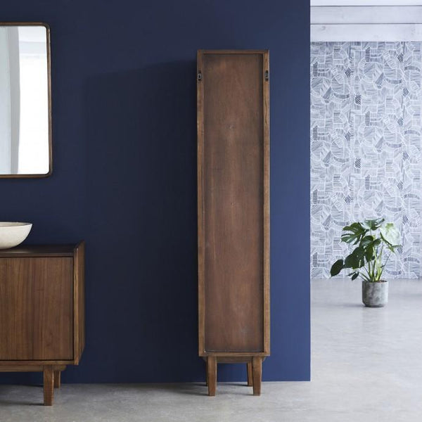 Colonne de salle de bain en bois de mindy HANAU, marron