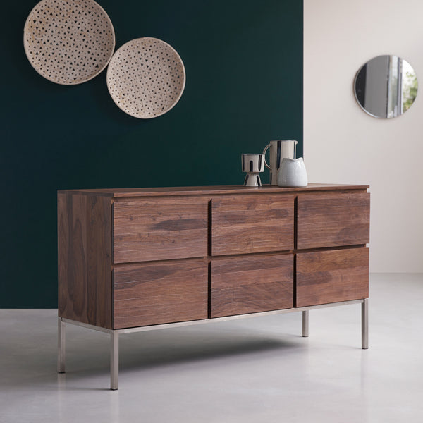 Commode Ardres en palissandre naturel
