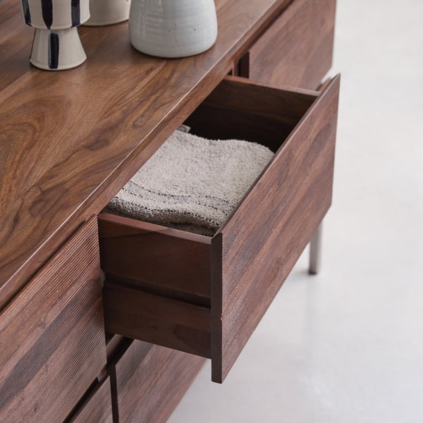 Commode Ardres en palissandre naturel