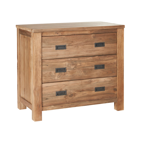 Commode en bois de teck recyclé 90 naturelle