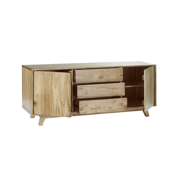 Commode en bois de mindy 160 CADEROLLES, naturel