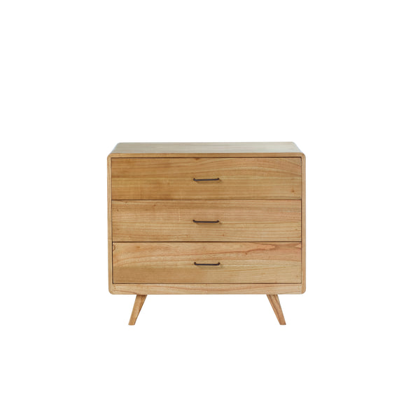 Commode 3 tiroirs vintage 90 naturel