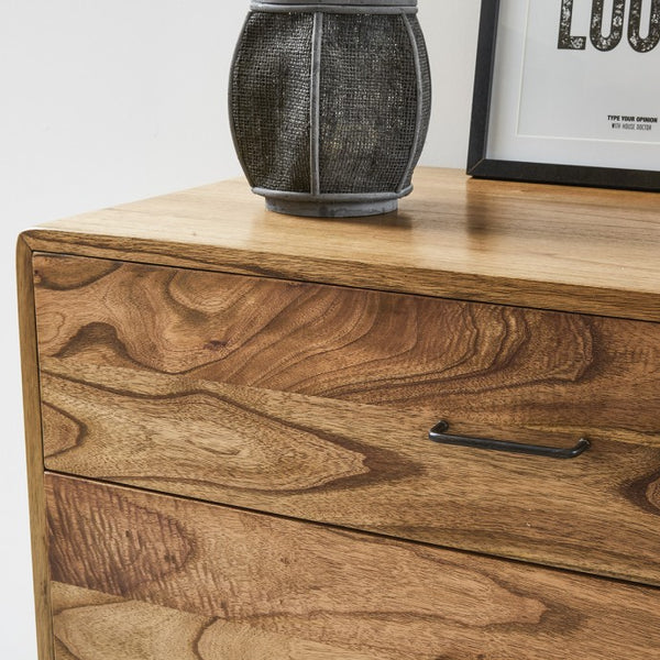 Commode 3 tiroirs vintage 90 naturel