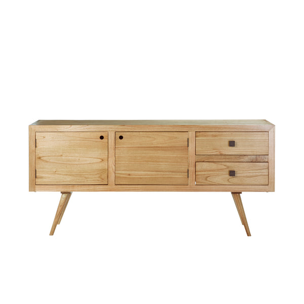 Commode en bois de mindy 180 ISABY, naturel