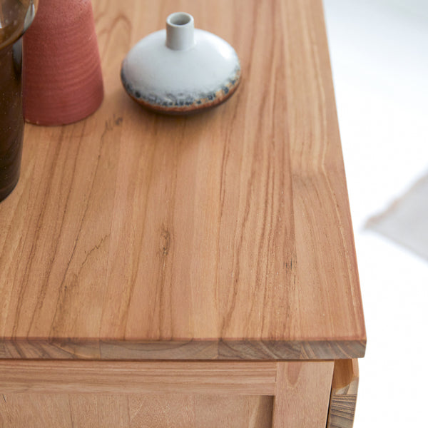 Commode Lagan en teck naturel