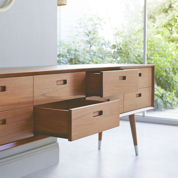 Commode Mondego en teck naturel