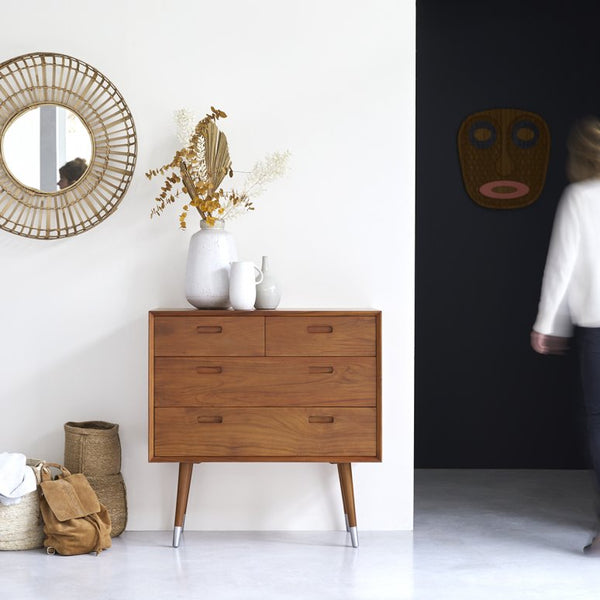 Commode Mondego en teck naturel