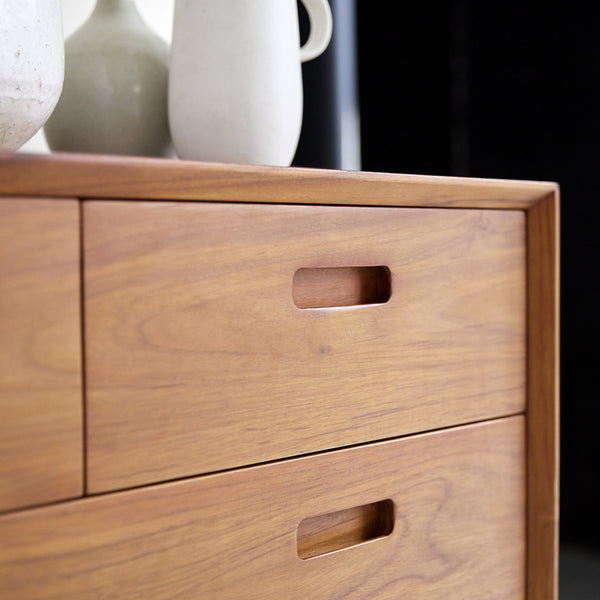 Commode Mondego en teck naturel