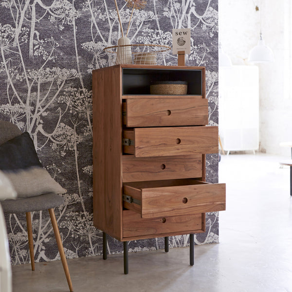 Chiffonnier Mira en acacia