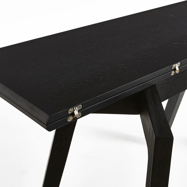 Console table Girou en chêne noir