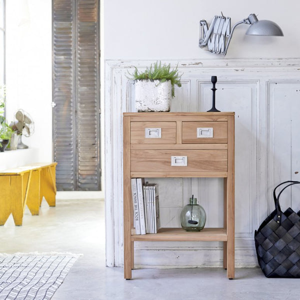 Console Arno en teck naturel