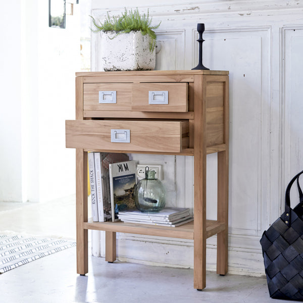 Console Arno en teck naturel