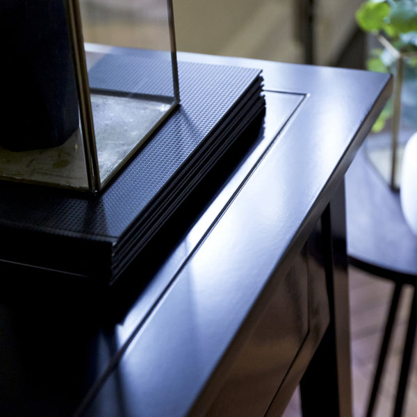 Console Authie en wengé noir