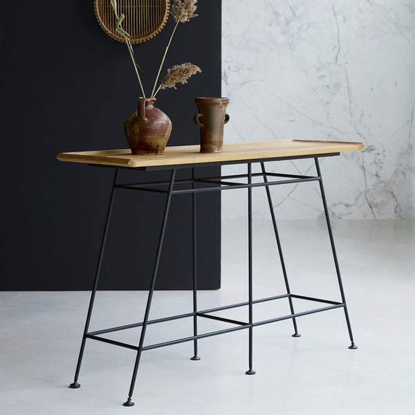 Console Baillaury en chêne naturel