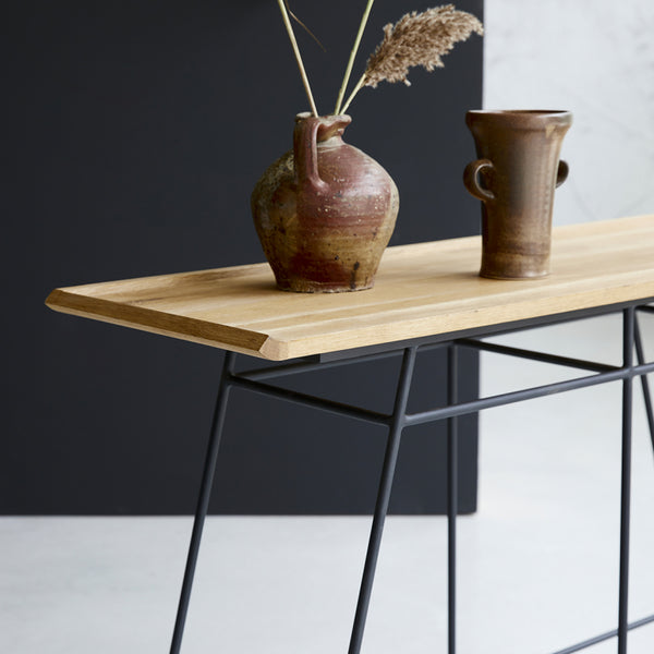 Console Baillaury en chêne naturel