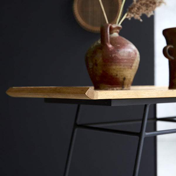 Console Baillaury en chêne naturel