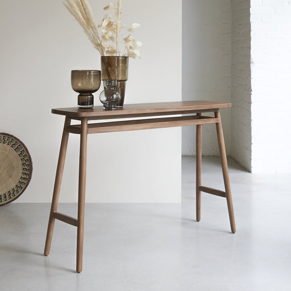 Console Bernica en teck naturel