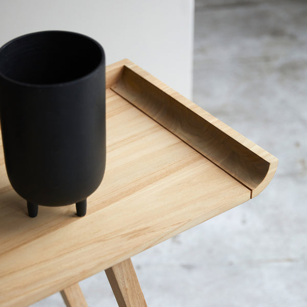 Console haute Ebre en teck naturel
