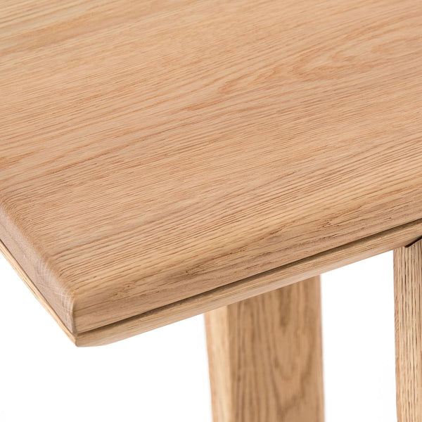 Console bureau, Girou chêne naturel