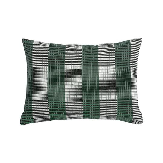Coussin Kladeos en coton, vert