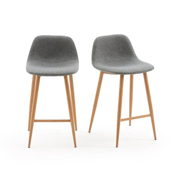 Lot de 2 chaise de bar mi-hauteur, Viroin