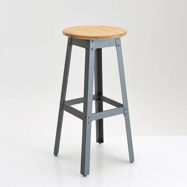 Tabouret haut Sine style industriel