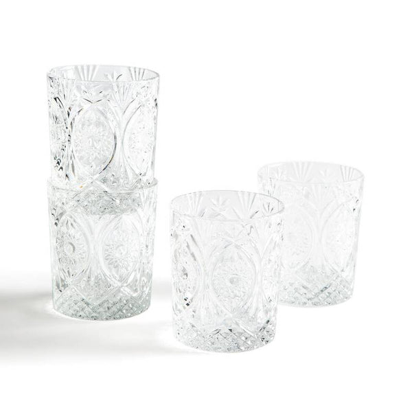 Lot de 4 verres à whisky Chari