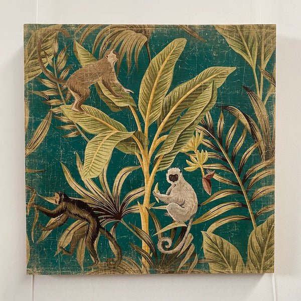 Tableau Larissos, cadre en bois