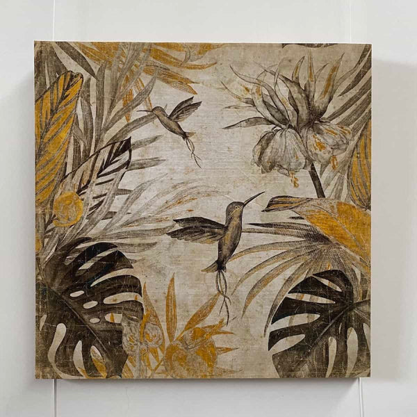 Déco Murale  Turbio en papier froissé recyclé et bois