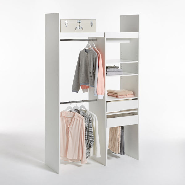 Dressing modulable 1 colonne et 2 penderies INDROIS