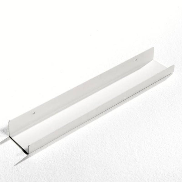 Cimaise étagère Neda métal blanc