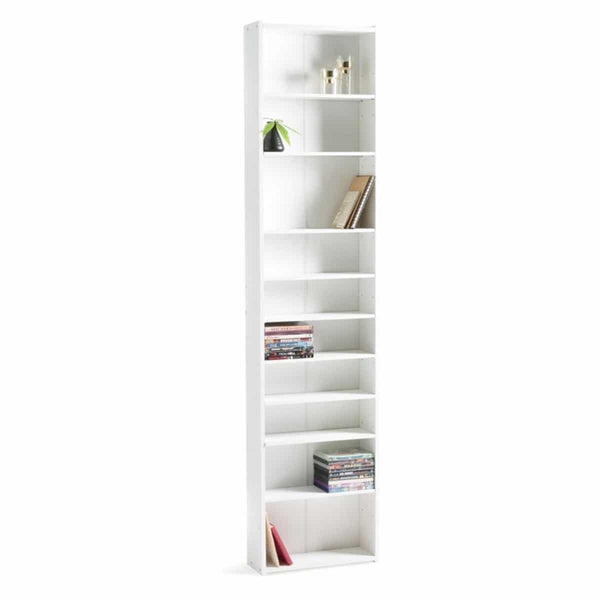 Étagère range CD/DVD Hallue blanc