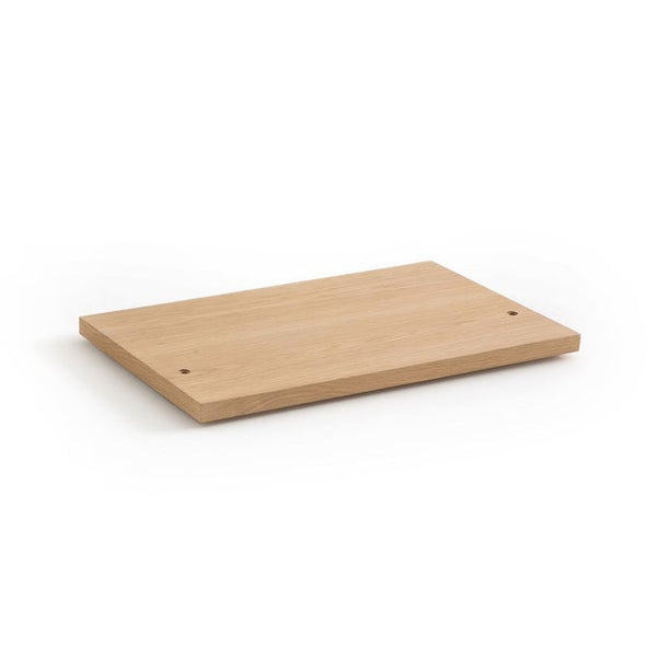 Etagère support penderie 60 pour dressing Drowe en chêne